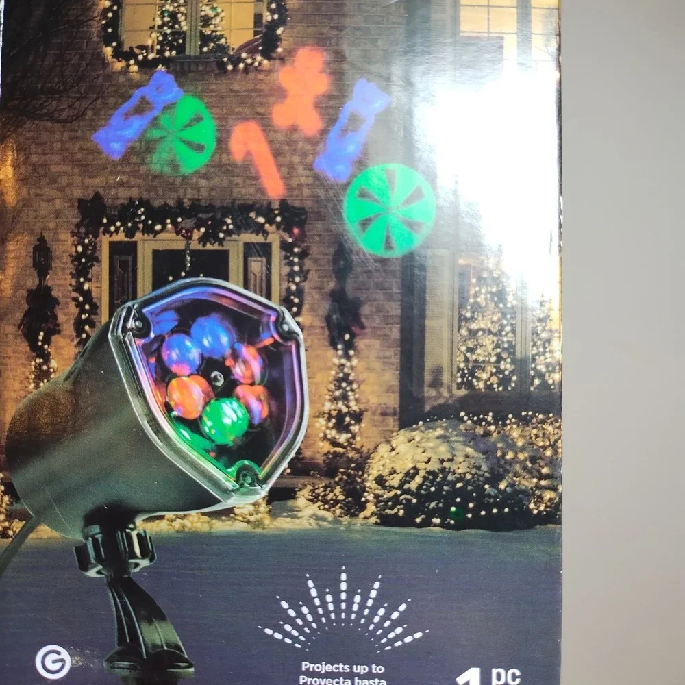 Gemmy LightShow LED Projection Christmas Whirl A‎ Motion Twirling Swirling Light